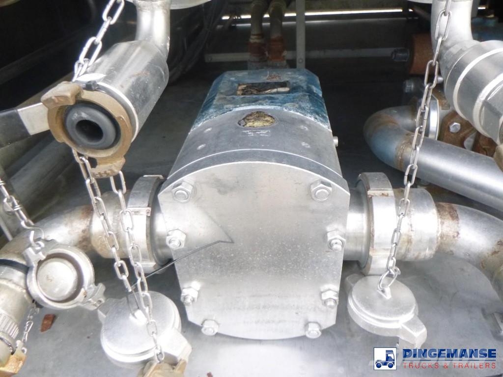 Van Hool Chemical tank inox L4BH 37.9 m3 / 7 comp Tankopleggers
