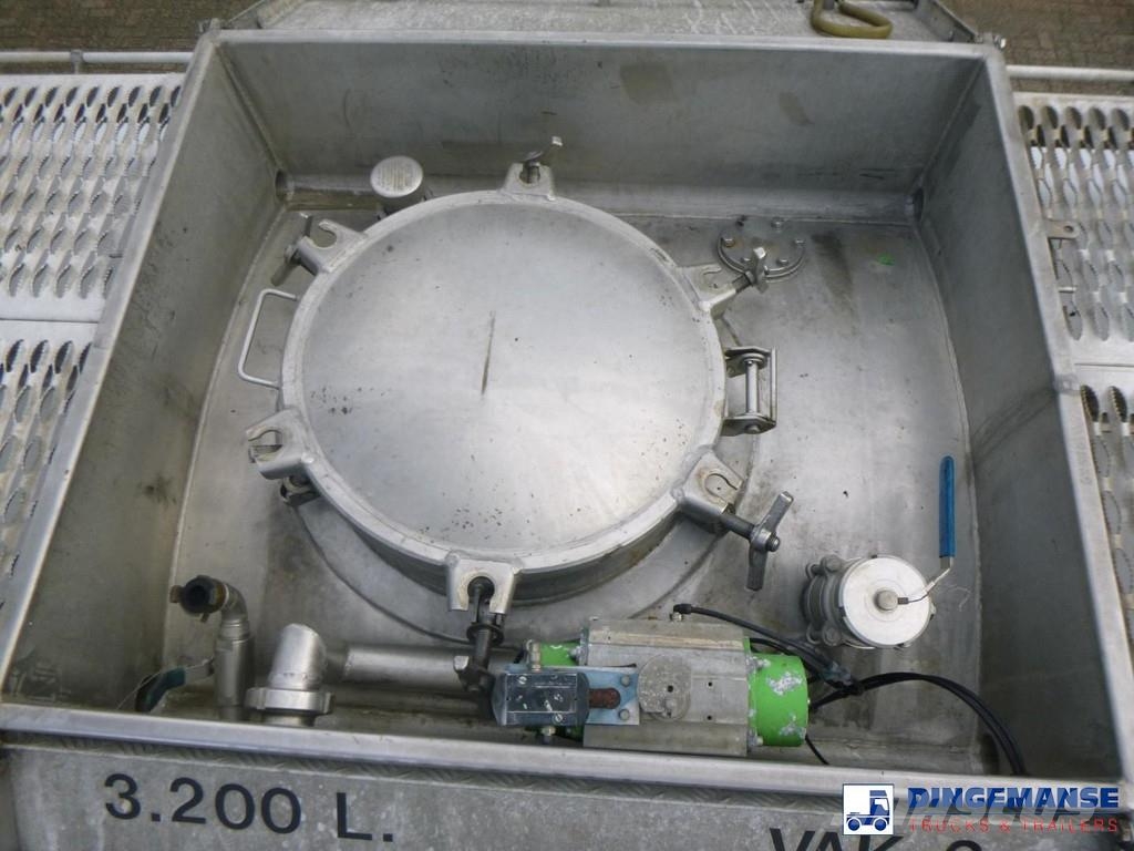 Van Hool Chemical tank inox L4BH 37.9 m3 / 7 comp Tankopleggers