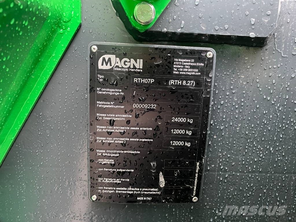 Magni RTH 8.27, Rotating Telehandler, Garantie, Remote Teleskoplastare