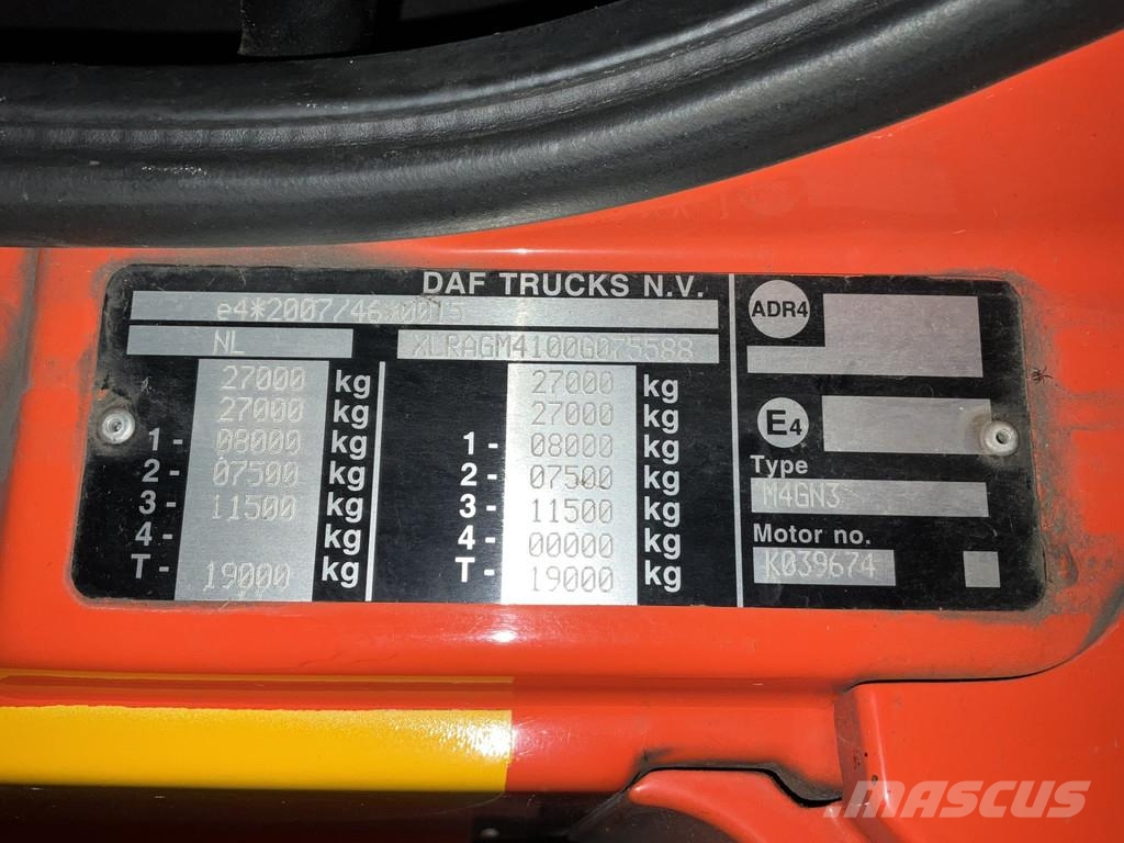 DAF FAG CF 290 Euro 6 Geesink 20m³ Camiones de basura
