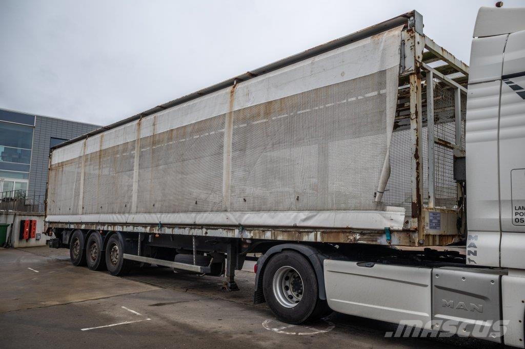 Trouillet VOLAILLE/GEFLÛGEL/POULTRY+HAYON Curtainsiderauflieger