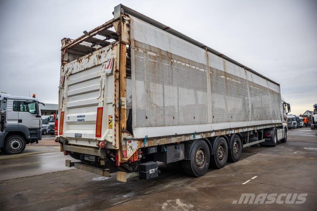 Trouillet VOLAILLE/GEFLÛGEL/POULTRY+HAYON Curtainsiderauflieger