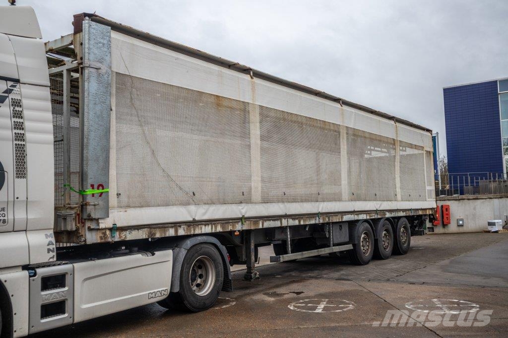 Trouillet VOLAILLE/GEFLÛGEL/POULTRY+HAYON Curtainsiderauflieger
