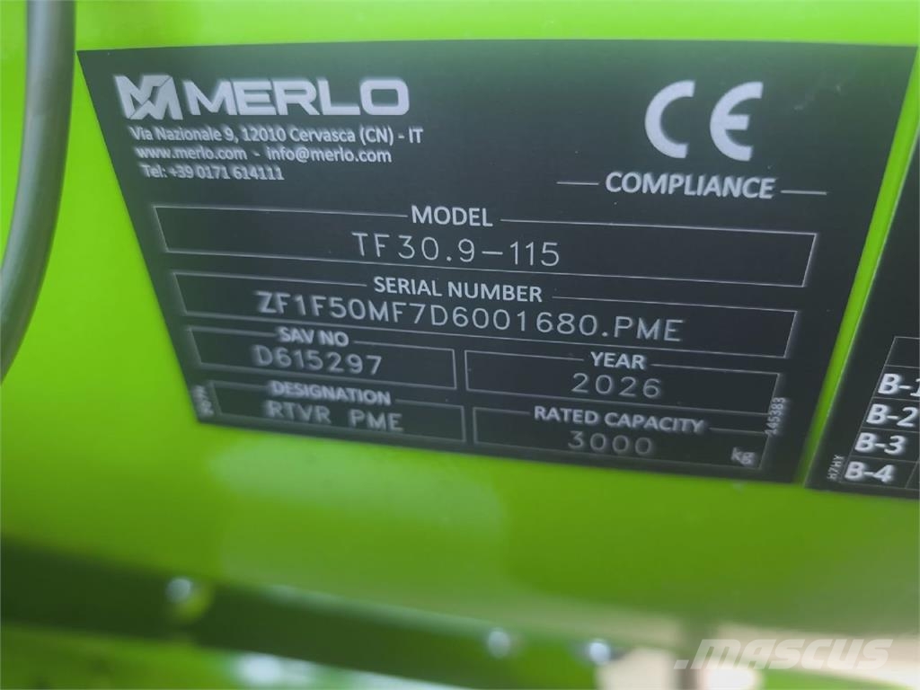 Merlo TF 30.9-115 Kurottajat