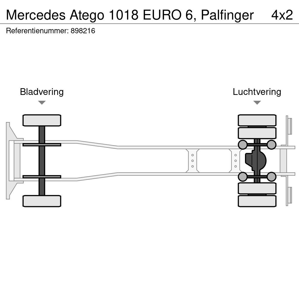 Mercedes-Benz Atego 1018 EURO 6, Palfinger Box trucks