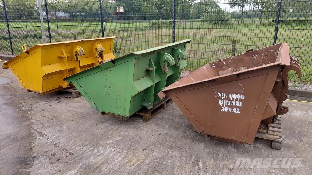 CAT system 2000 skips / 3 units available / 2m wide Buckets