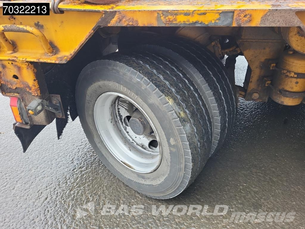 Goldhofer STZ-VKL-3-35/80A Extendable Gooseneck نصف مقطورة مسطحة منخفضة