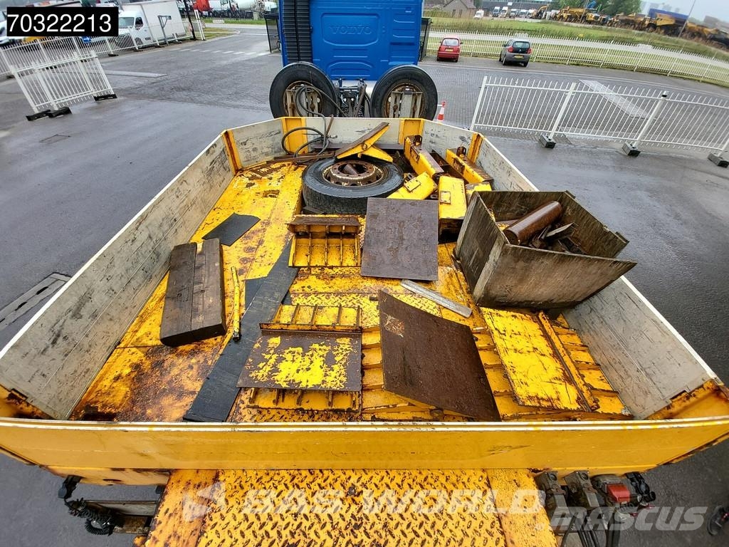 Goldhofer STZ-VKL-3-35/80A Extendable Gooseneck نصف مقطورة مسطحة منخفضة