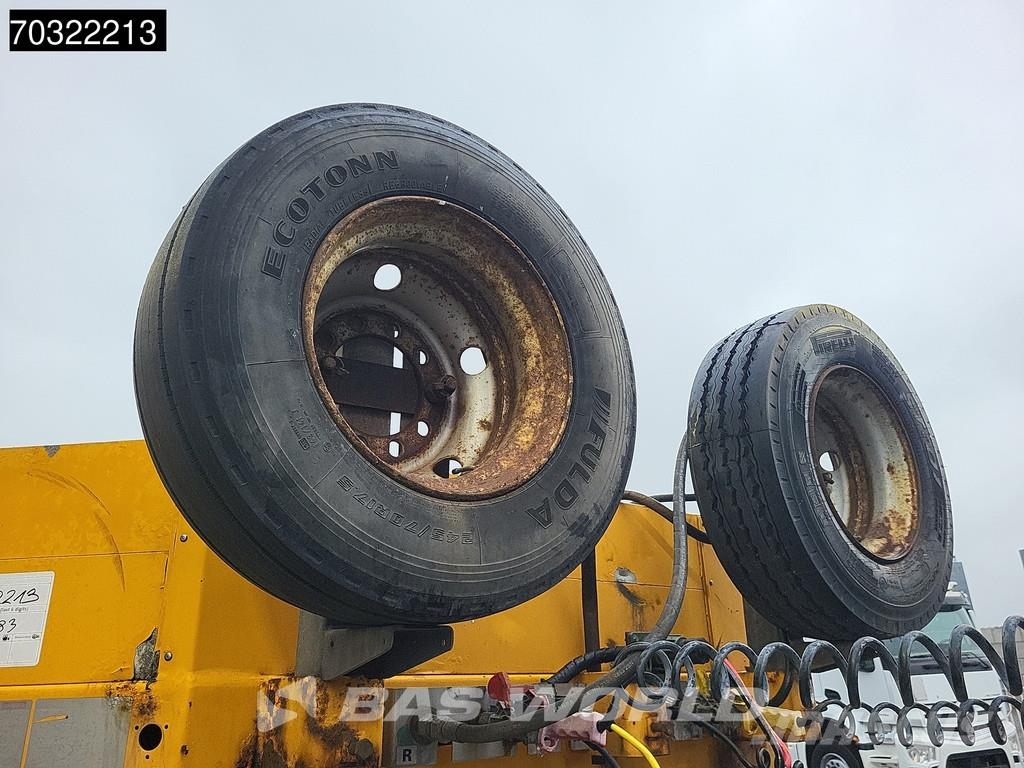 Goldhofer STZ-VKL-3-35/80A Extendable Gooseneck نصف مقطورة مسطحة منخفضة