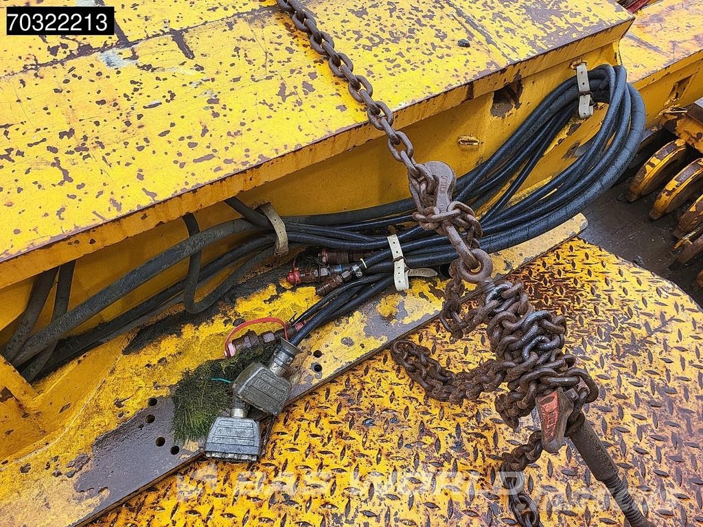 Goldhofer STZ-VKL-3-35/80A Extendable Gooseneck نصف مقطورة مسطحة منخفضة