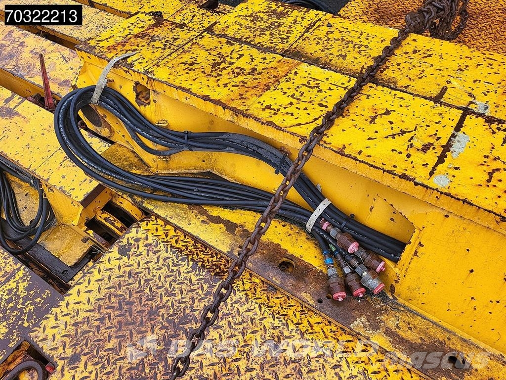 Goldhofer STZ-VKL-3-35/80A Extendable Gooseneck نصف مقطورة مسطحة منخفضة