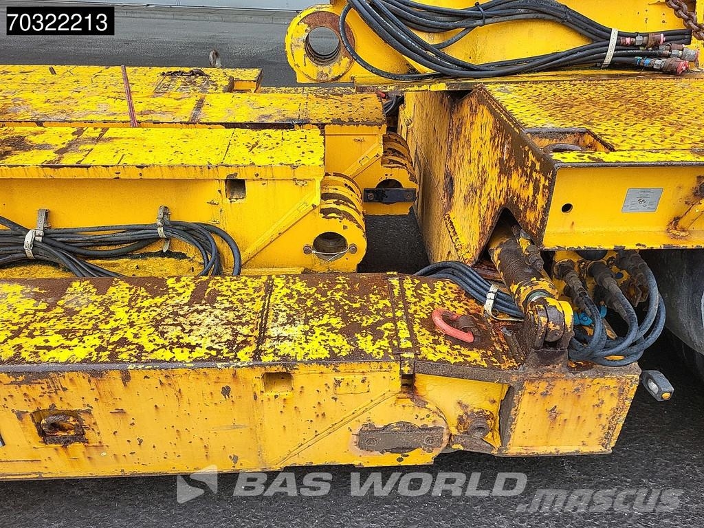 Goldhofer STZ-VKL-3-35/80A Extendable Gooseneck نصف مقطورة مسطحة منخفضة