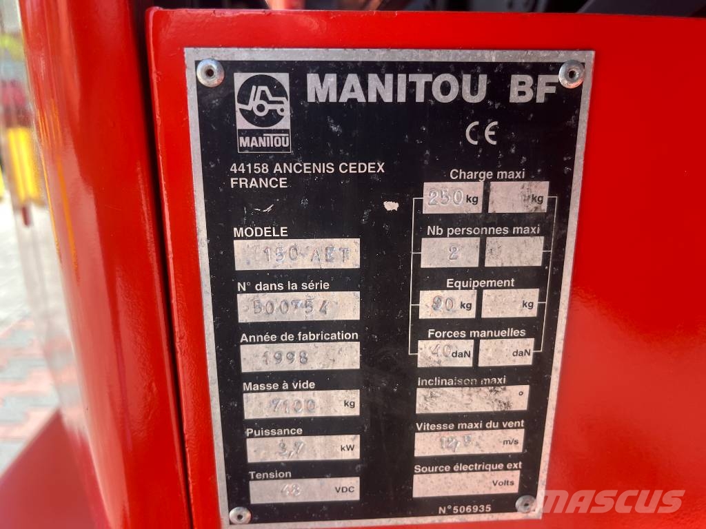 Manitou LOC MANULOC 150AET V-3961 FOR EXPORT ONLY EO Вертикальні щоглові підйомники
