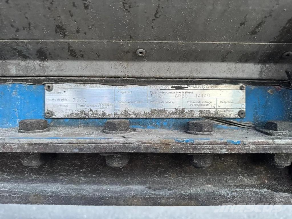 Magyar UOPLYST 3 AXLE - BPW - 34340 L + 3 COMPARTIMENTS Semirremolques cisterna
