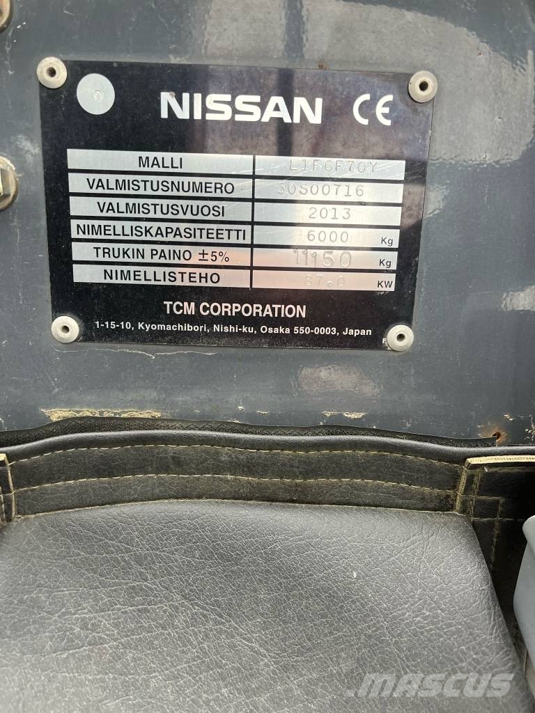 Nissan L1 F6 F70 Y Diiseltõstukid