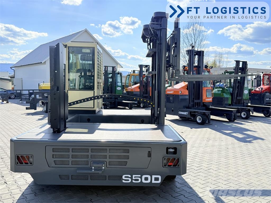 Hubtex S50D | TRIPLEX 6300 | DIESEL | FREE-LIFT | PLATFOR Sideloader - dört yönlü forkliftler