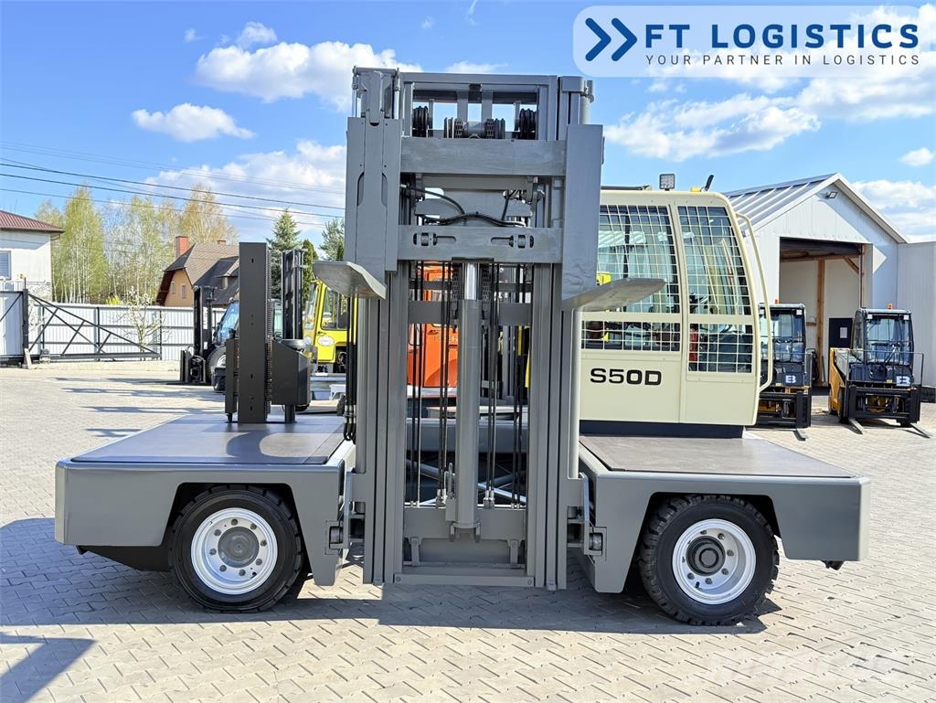 Hubtex S50D | TRIPLEX 6300 | DIESEL | FREE-LIFT | PLATFOR Sideloader - dört yönlü forkliftler