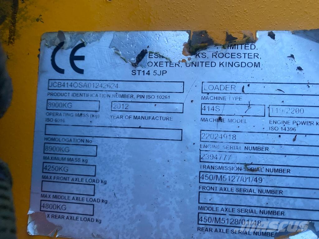 JCB 414 S Manipuladores telescópicos agrícolas