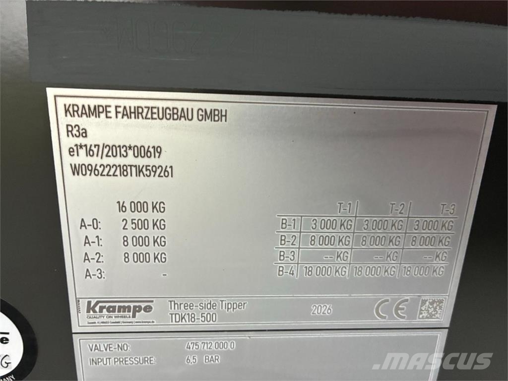 Krampe TDK 18-500 Carrier Lantbruk - Övrigt