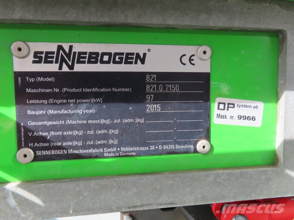 Sennebogen 821 E Muut materiaalinkäsittelykoneet