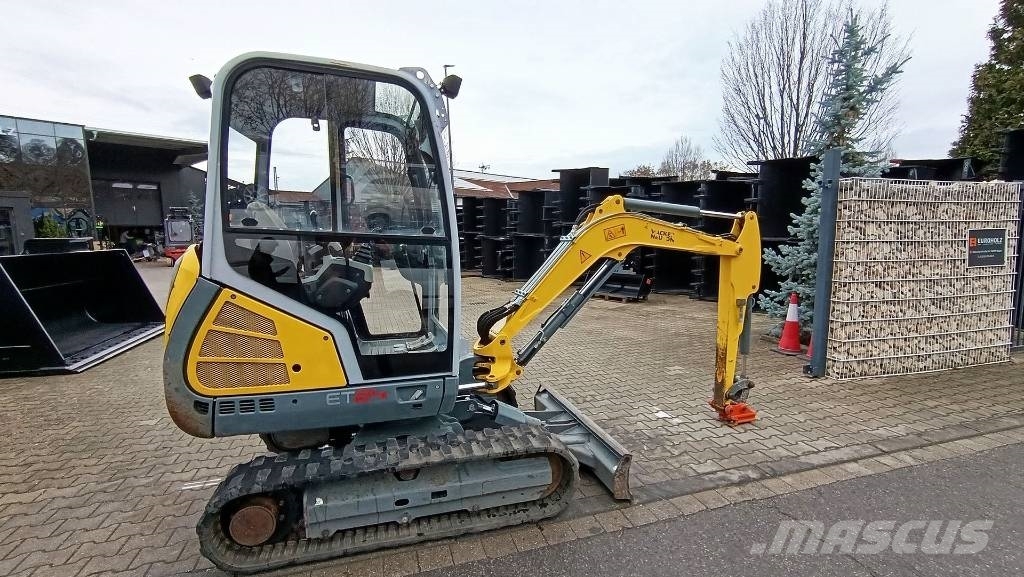 Wacker Neuson ET 24 Knickmatik, mech. Schnellwechsler MS01, Miniexcavadoras