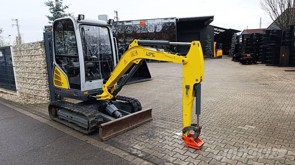 Wacker Neuson ET 24 Knickmatik, mech. Schnellwechsler MS01, Miniexcavadoras