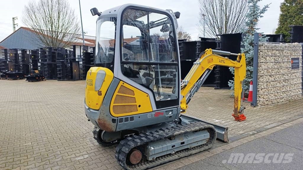 Wacker Neuson ET 24 Knickmatik, mech. Schnellwechsler MS01, Miniexcavadoras