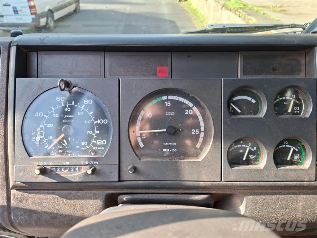 Iveco EUROTRAKKER CURSOR 380 6X6 + PALIFANGER PK 18 080B Platte bakwagens