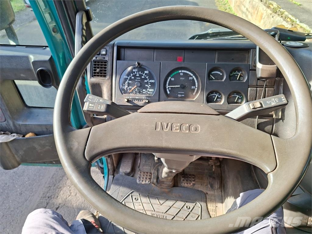 Iveco EUROTRAKKER CURSOR 380 6X6 + PALIFANGER PK 18 080B Platte bakwagens