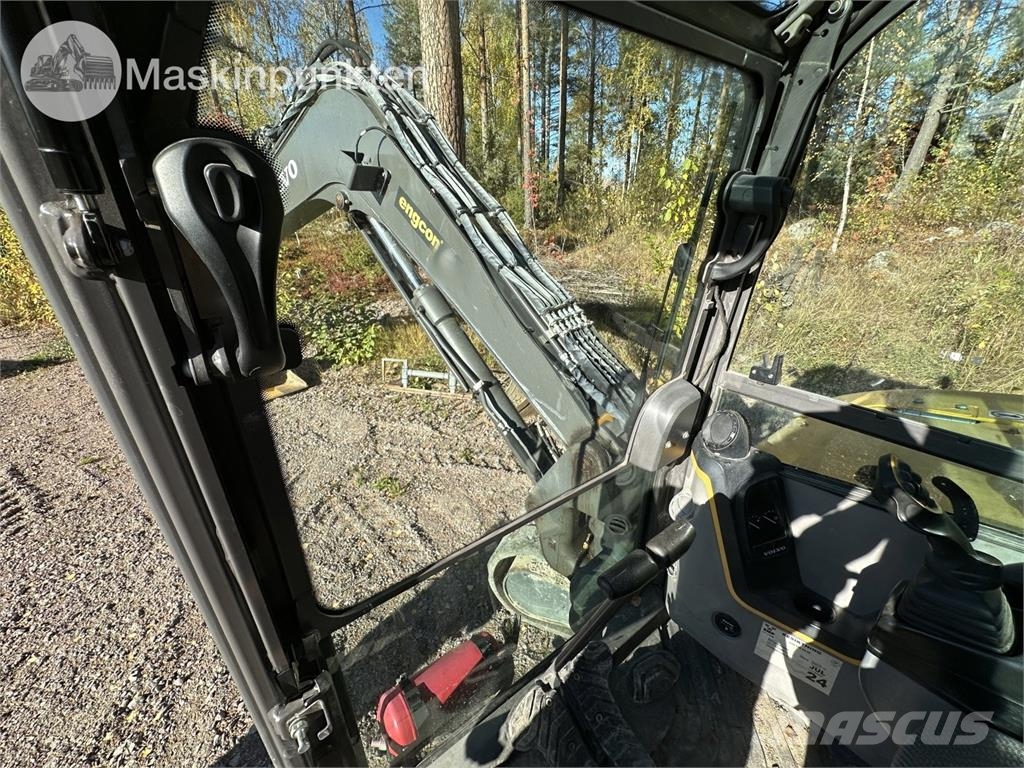 Volvo ECR88D Midi-gravemaskiner 7t - 12t