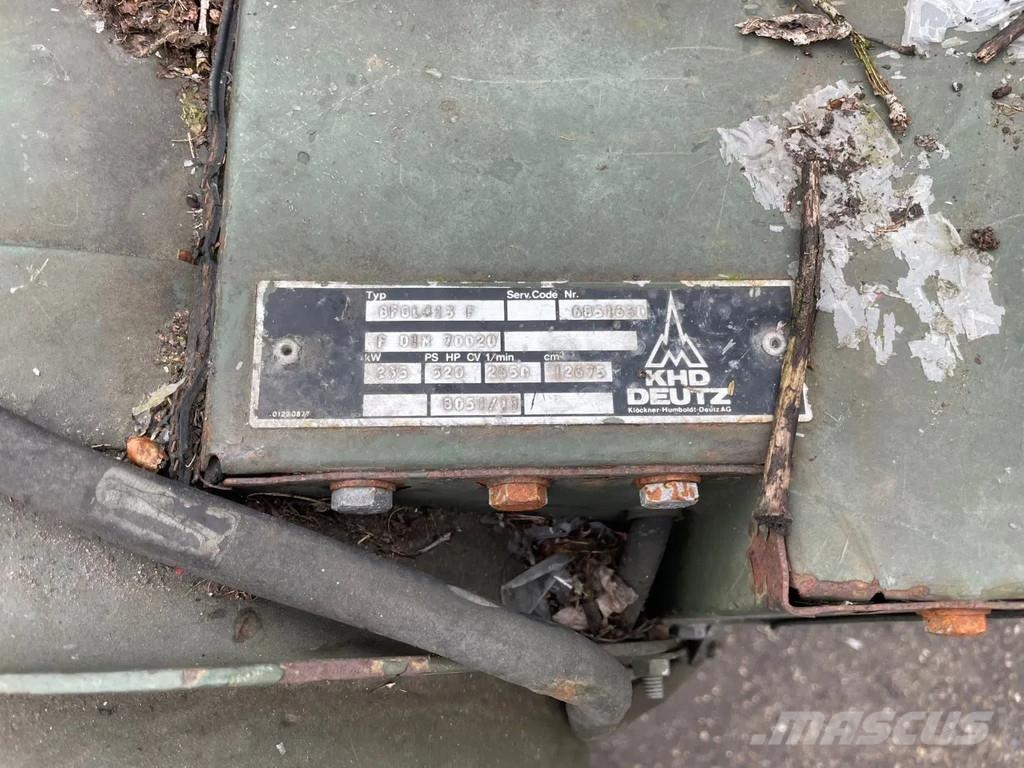 Deutz V8 Engine + Gearbox BF8L413F MAN KAT محركات