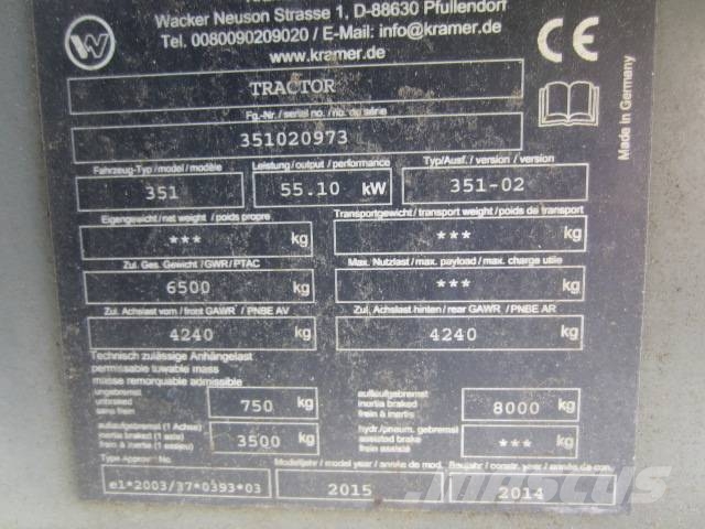 Kramer 480 لوادر بعجل