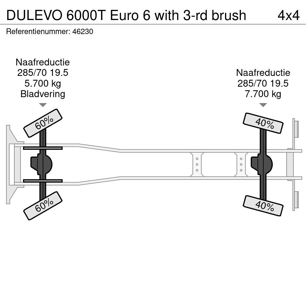 Dulevo 6000T Euro 6 with 3-rd brush Otros tipos de vehículo de asistencia