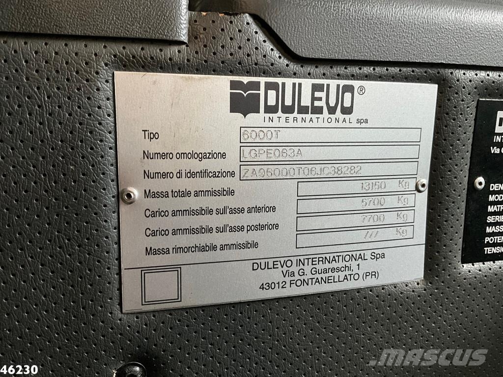 Dulevo 6000T Euro 6 with 3-rd brush Otros tipos de vehículo de asistencia