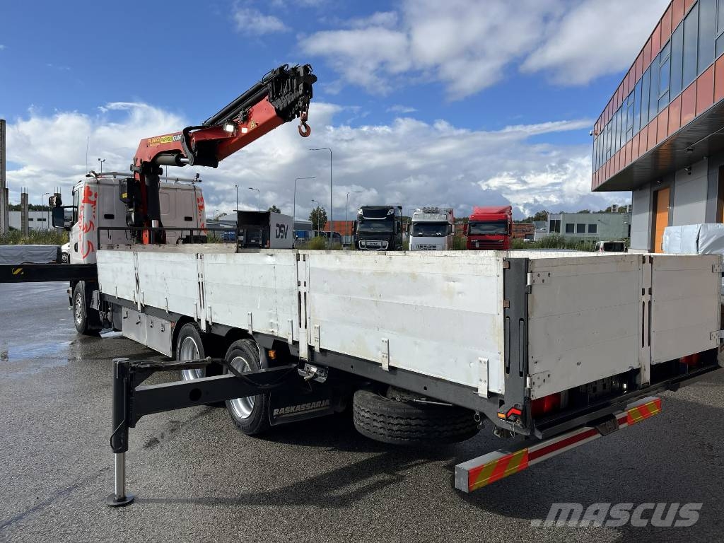 Scania + CRANE PALFINGER PK29002 + LOWBED PLATFORM 8,42M Автомобильные краны