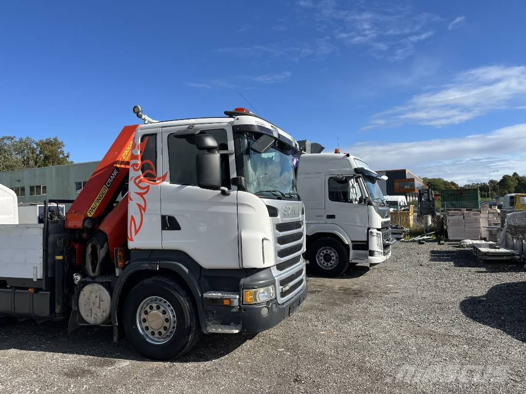 Scania + CRANE PALFINGER PK29002 + LOWBED PLATFORM 8,42M Автомобильные краны