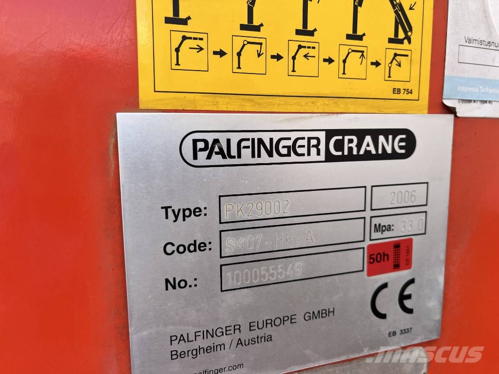 Scania + CRANE PALFINGER PK29002 + LOWBED PLATFORM 8,42M Автомобильные краны