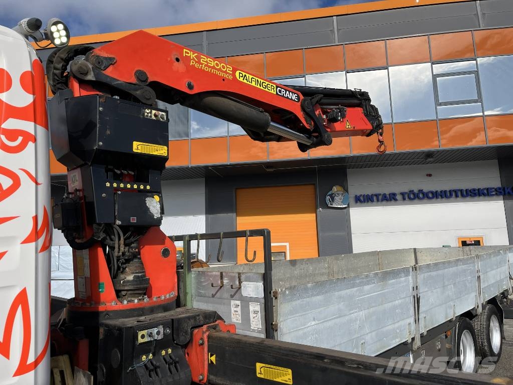 Scania + CRANE PALFINGER PK29002 + LOWBED PLATFORM 8,42M Автомобильные краны
