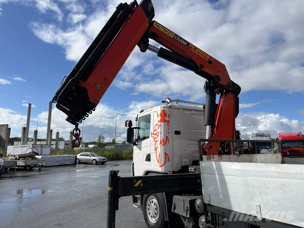 Scania + CRANE PALFINGER PK29002 + LOWBED PLATFORM 8,42M Автомобильные краны