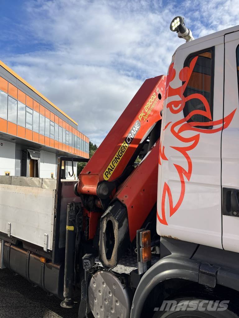 Scania + CRANE PALFINGER PK29002 + LOWBED PLATFORM 8,42M Автомобильные краны