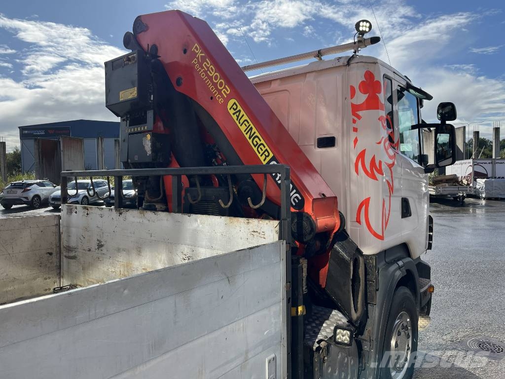 Scania + CRANE PALFINGER PK29002 + LOWBED PLATFORM 8,42M Автомобильные краны