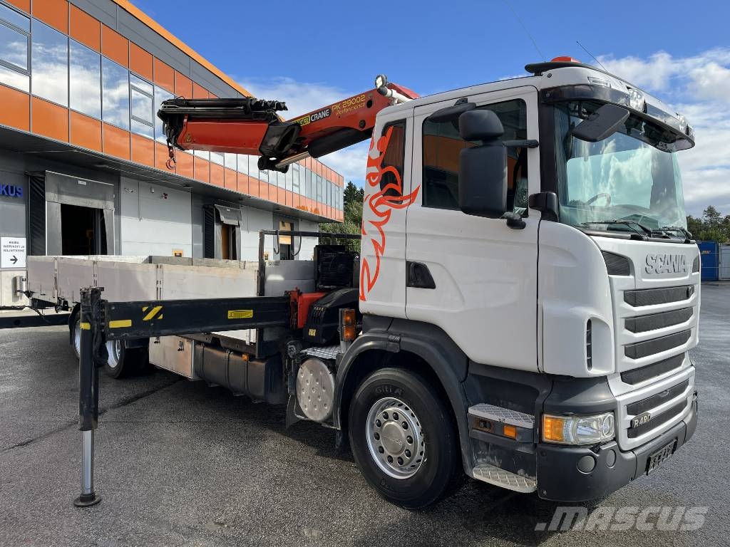 Scania + CRANE PALFINGER PK29002 + LOWBED PLATFORM 8,42M Автомобильные краны