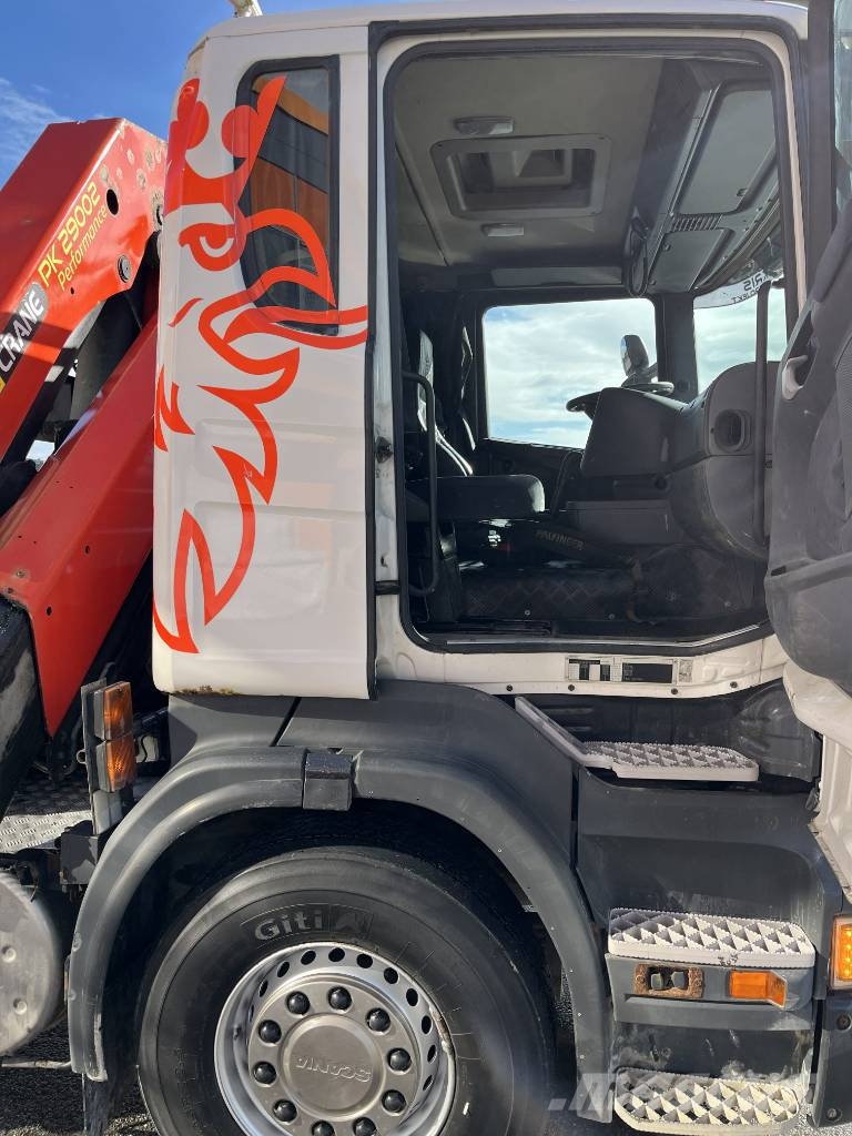 Scania + CRANE PALFINGER PK29002 + LOWBED PLATFORM 8,42M Автомобильные краны