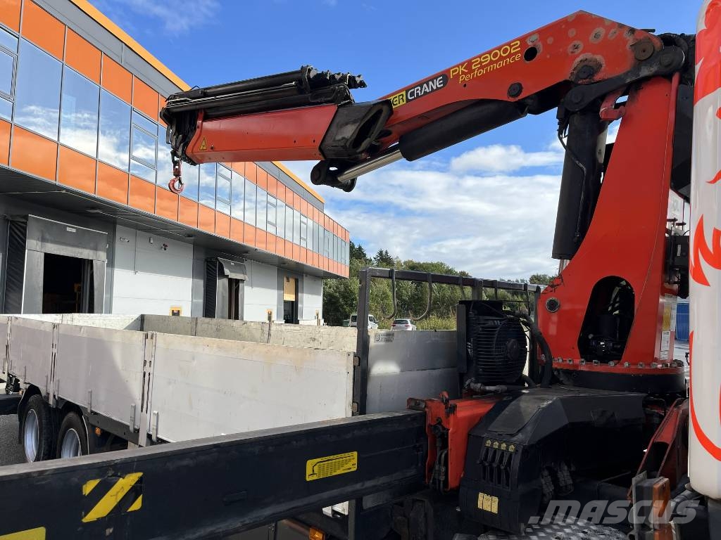 Scania + CRANE PALFINGER PK29002 + LOWBED PLATFORM 8,42M Автомобильные краны