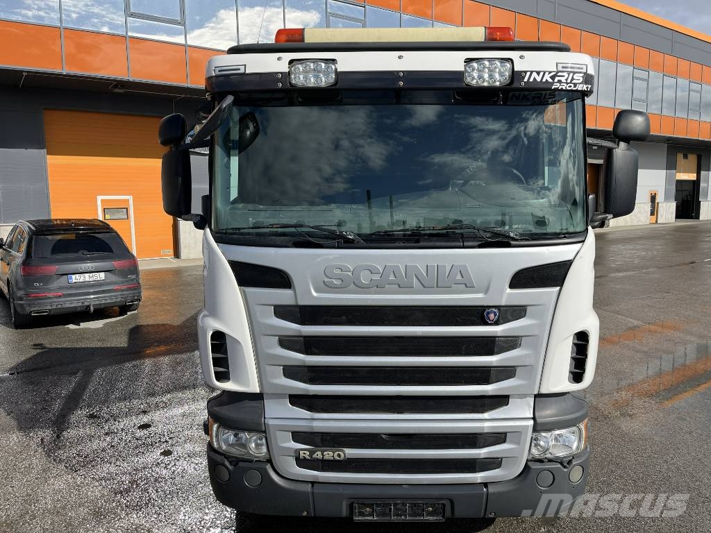 Scania + CRANE PALFINGER PK29002 + LOWBED PLATFORM 8,42M Автомобильные краны