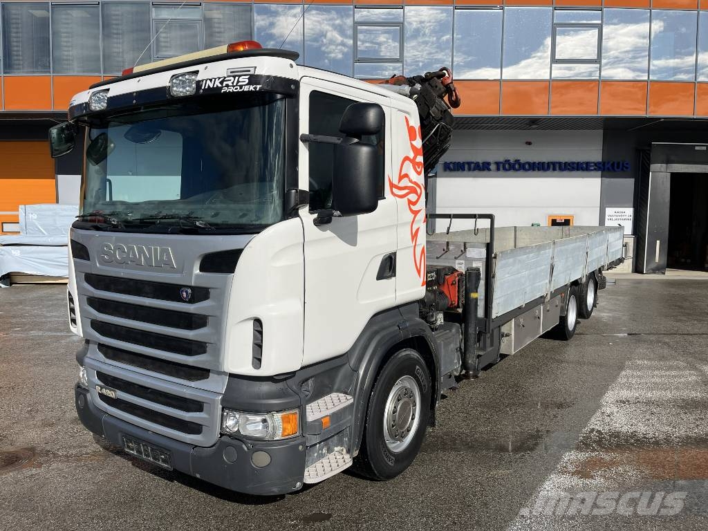 Scania + CRANE PALFINGER PK29002 + LOWBED PLATFORM 8,42M Автомобильные краны