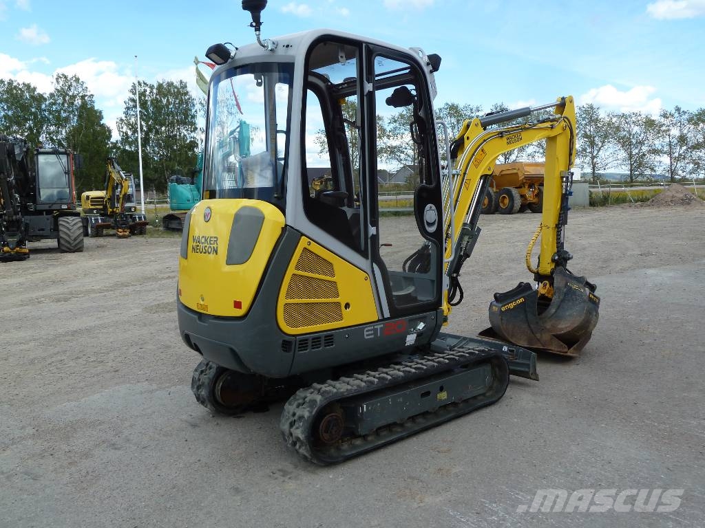 Wacker Neuson ET20 / Engcon EC02, 730 tim. Mini excavators < 7t (Mini diggers)