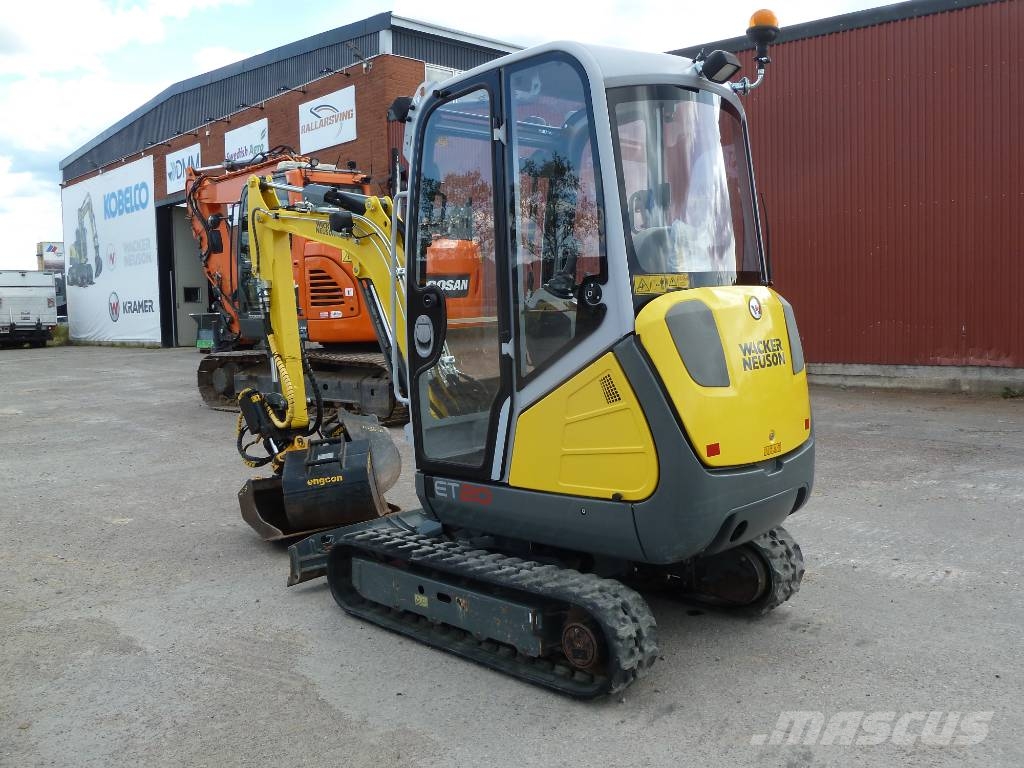 Wacker Neuson ET20 / Engcon EC02, 730 tim. Mini excavators < 7t (Mini diggers)