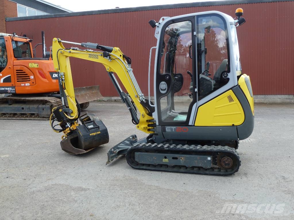 Wacker Neuson ET20 / Engcon EC02, 730 tim. Mini excavators < 7t (Mini diggers)