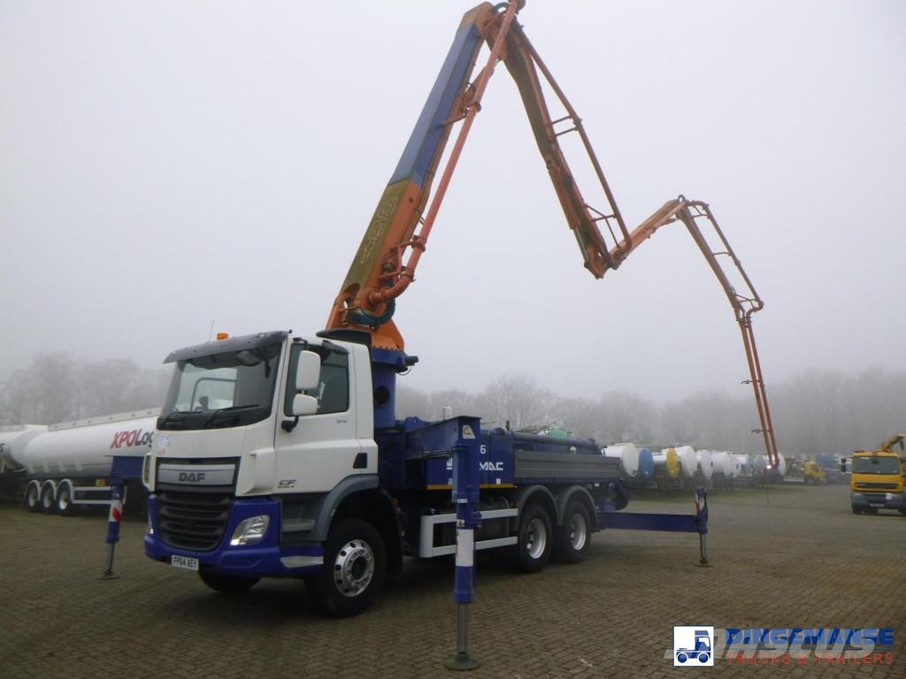 DAF CF 370 6X4 RHD Sermac 5Z36 concrete pump 36 m Kamionske beton pumpe